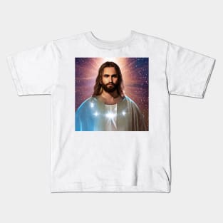 Jesus Christ the beautiful face in our hearts Kids T-Shirt